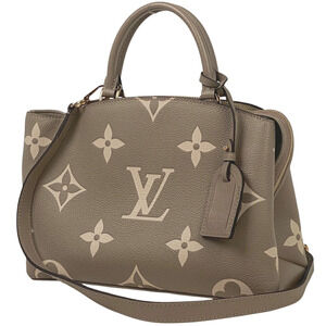 Louis Vuitton Palais Shoulder Bag Handbag Monogram Empreinte Tourtrere Cream